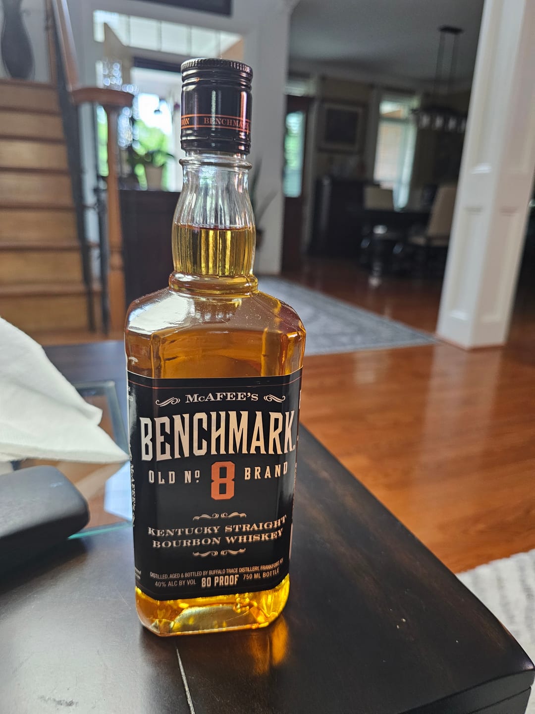 Customer photo review of Benchmark Old No. 8 Brand - Kentucky Straight Bourbon Whiskey (750ml)