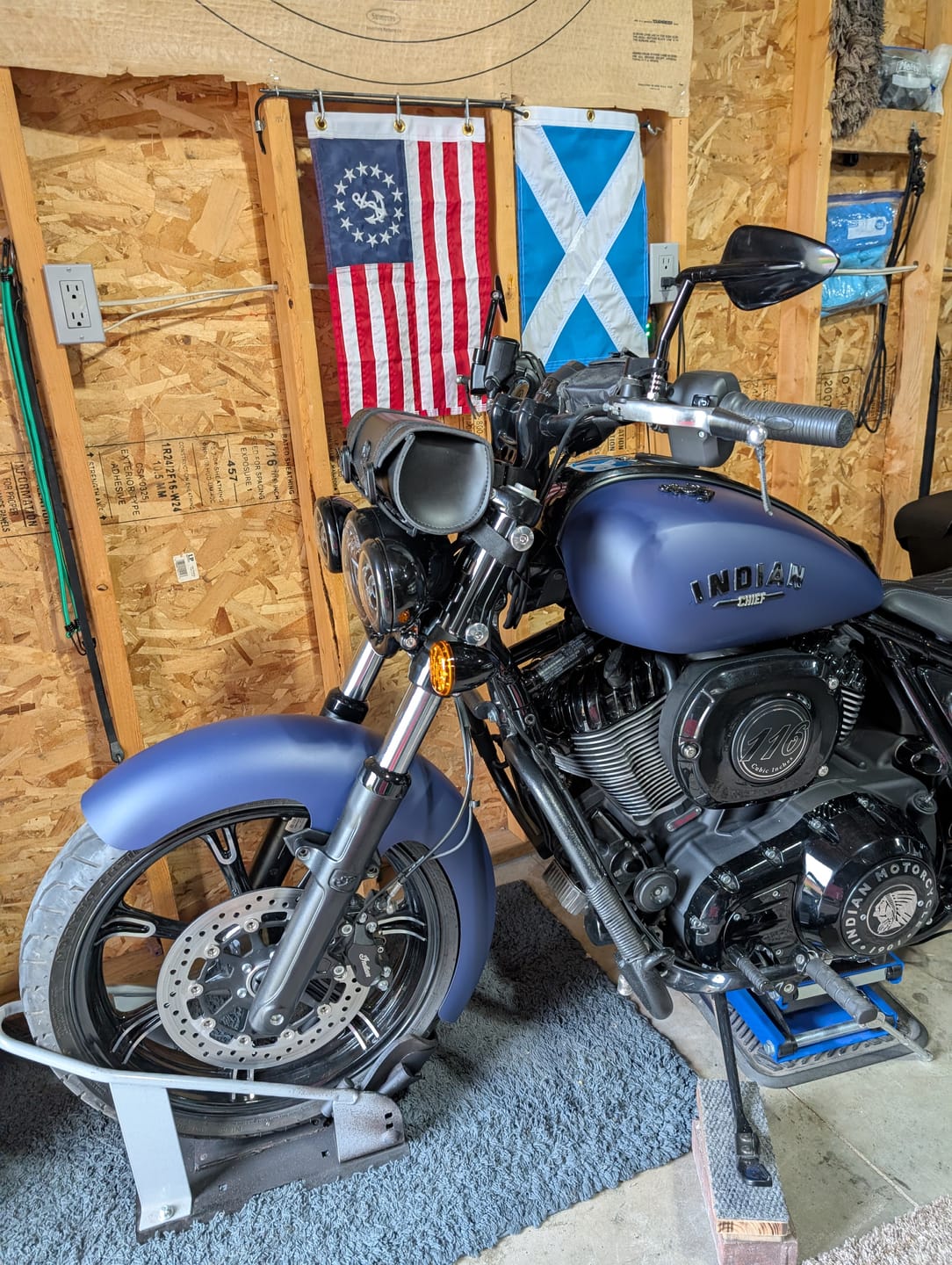 Customer photo review of 2L - Dark Age Plain Indian Leather Motorcycle Tool Bag