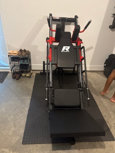Customer photo review of RitFit BLP01 45 Degree 3-In-1 Leg Press Hack Squat and Calf Raise Machine