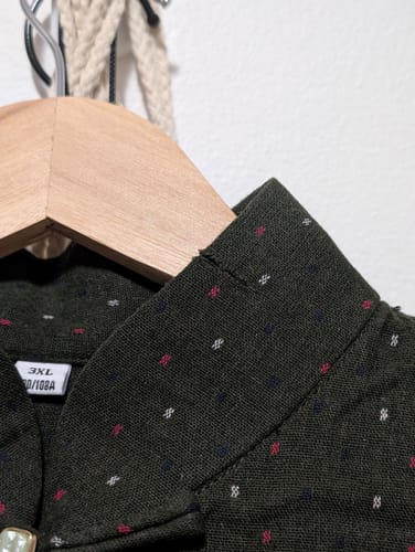 Customer photo review of Suya 素雅 Simple Elegance Republic of China Dotted Stripes Pure Cotton Short Sleeve Qipao