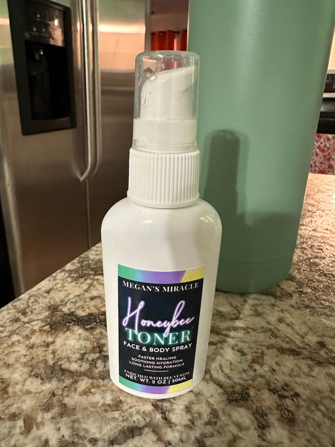 Customer photo review of Honeybee Toner Spray