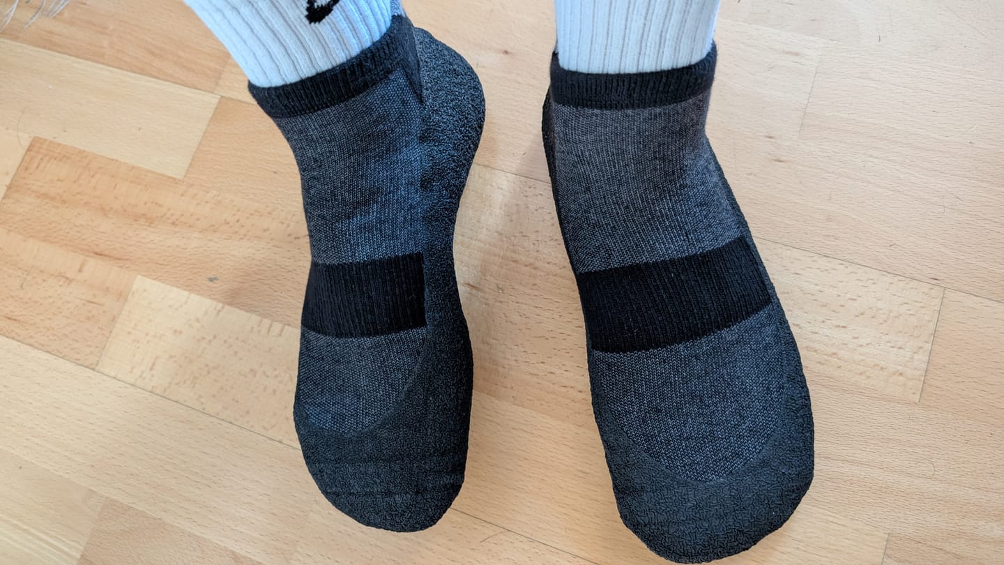 Customer photo review of Baresocks 2.0