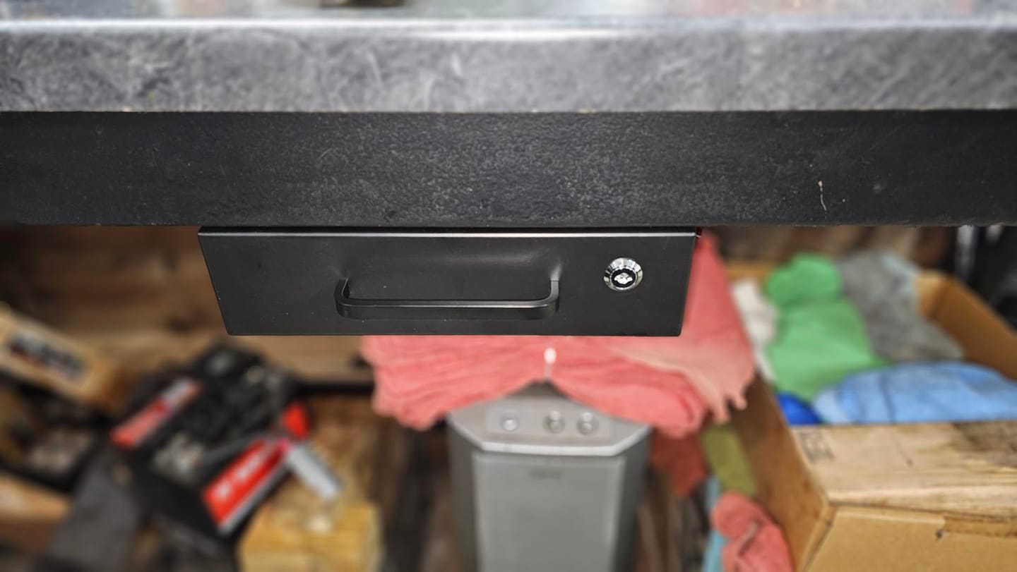 Customer photo review of Lockable Drawer