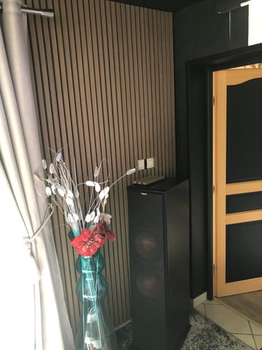 Customer photo review of Échantillon | Mocca | Panneau acoustique en bois