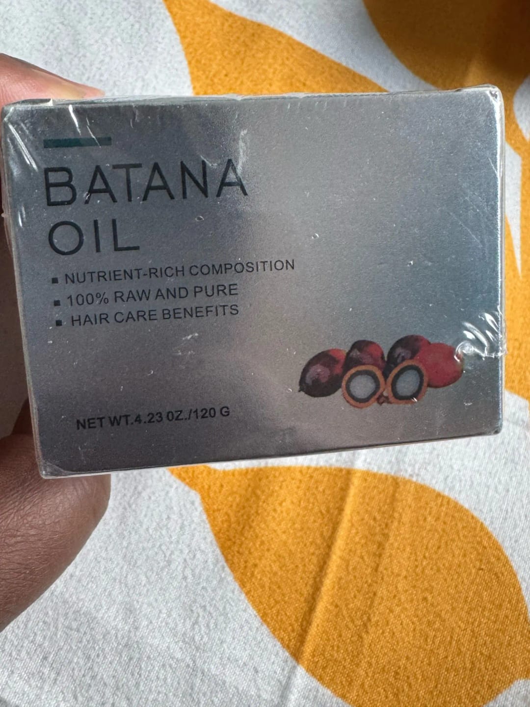 Customer photo review of Raw Batana Oil Hair Oil For Growth And Thickness — Golden Amber | KIMLUD