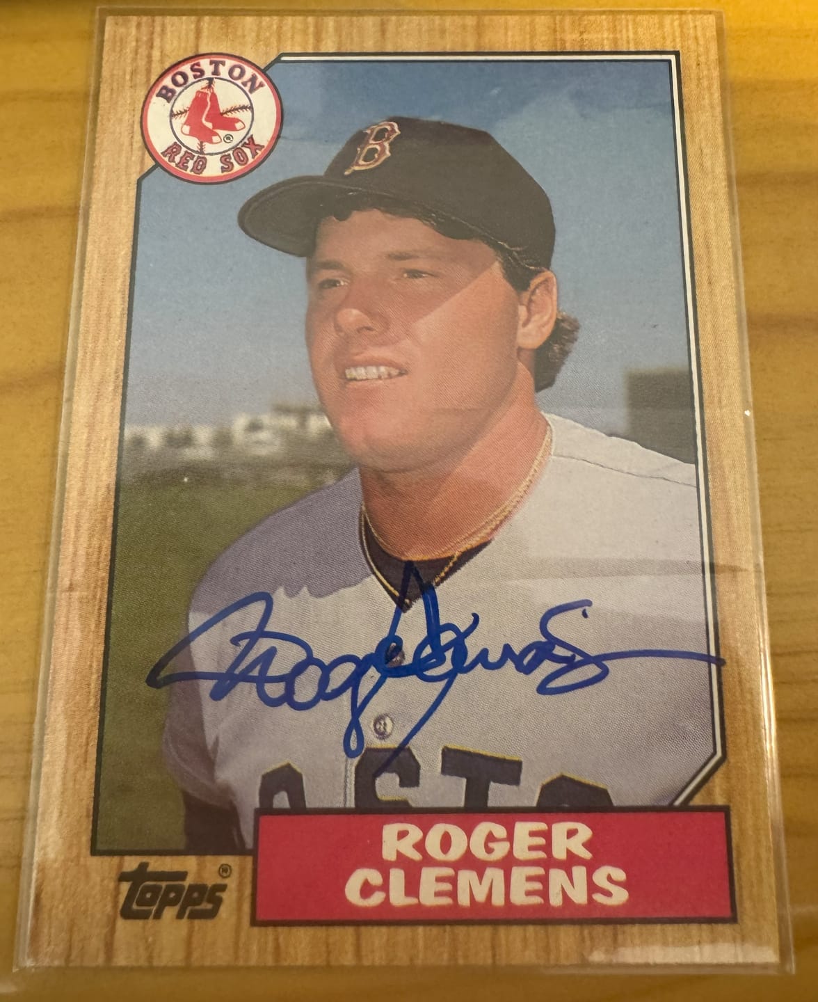Customer photo review of Roger Clemens Autograph Signing