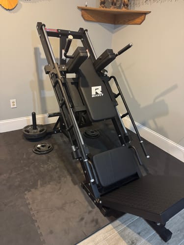 Customer photo review of RitFit BLP01 45 Degree 3-In-1 Leg Press Hack Squat and Calf Raise Machine