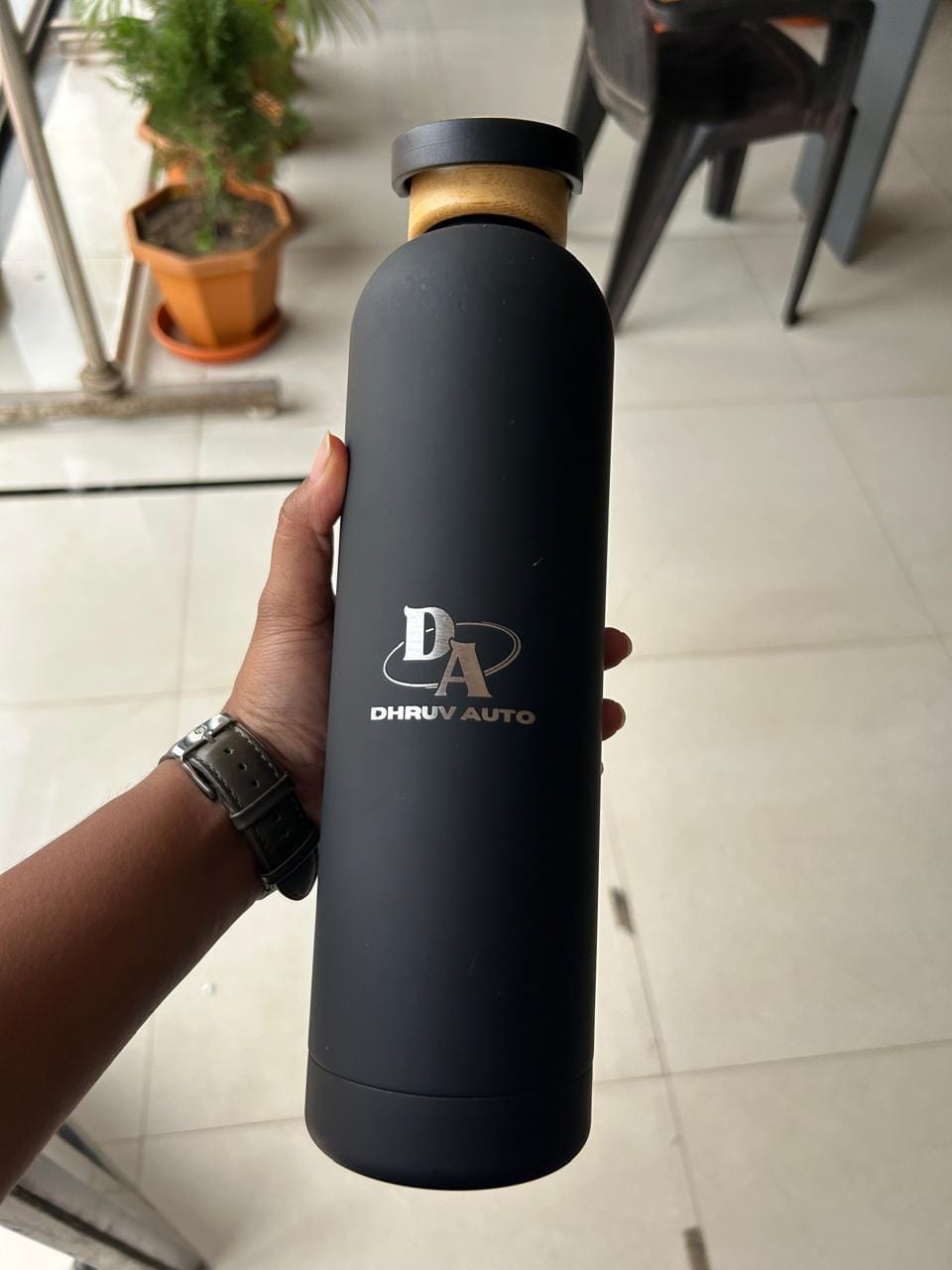 Customer photo review of Premium Water Bottle | Best for Corporate Gifting | PrintMine.in