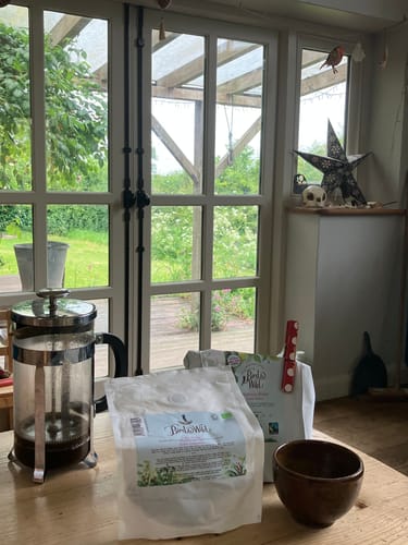 Customer photo review of Medium Roast Fairtrade Organic Coffee, Beans or Ground - 200g, 500g, 1kg