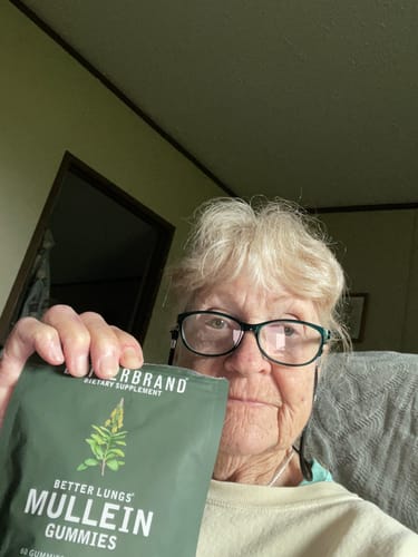 Customer photo review of BetterLungs® Mullein Gummies
