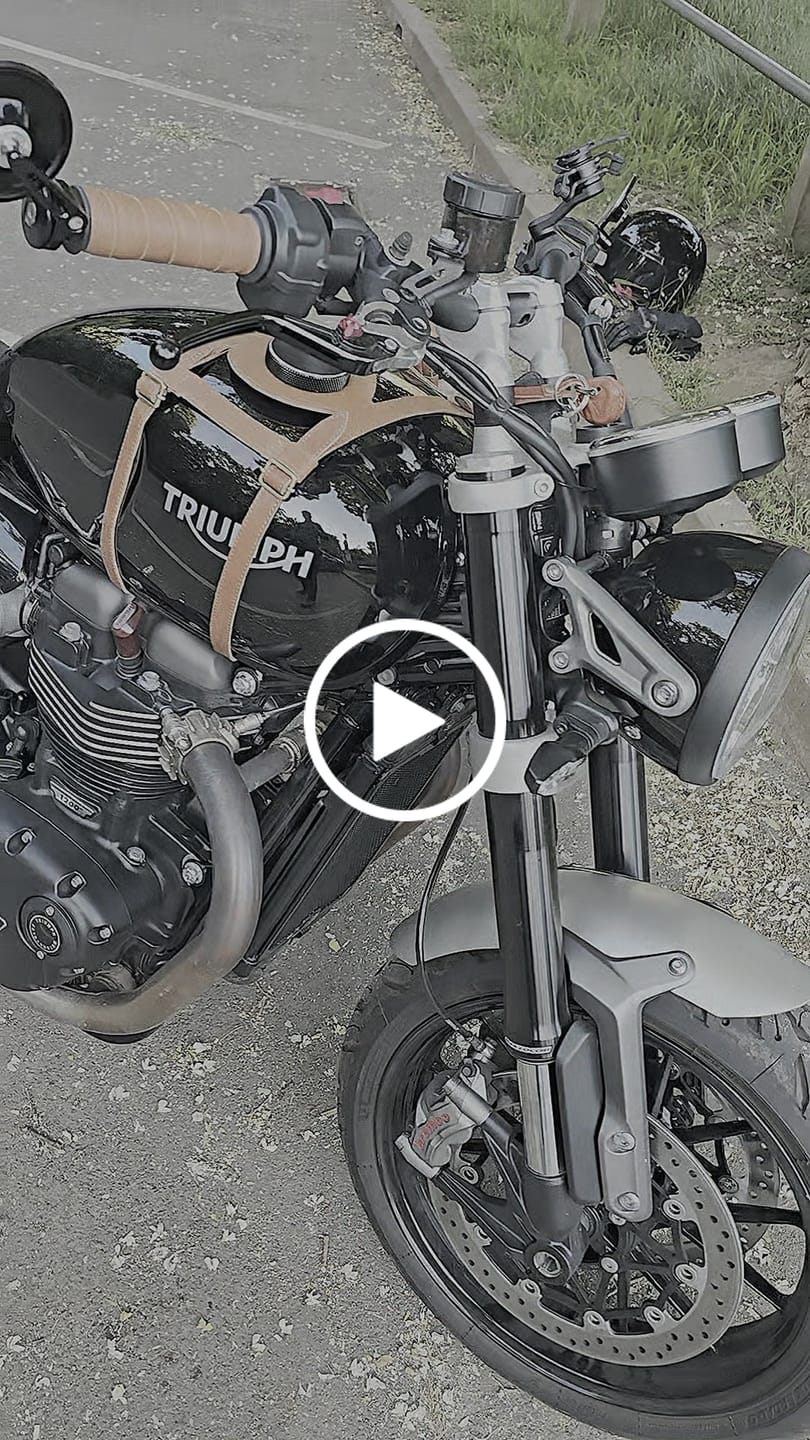 Customer video review of tank strap right side fuel inlet