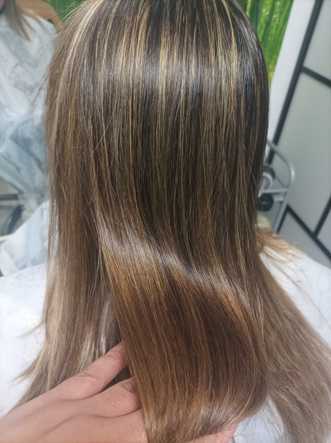 Customer photo review of Escova Progressiva Sem Formol Versatium 1 Litro