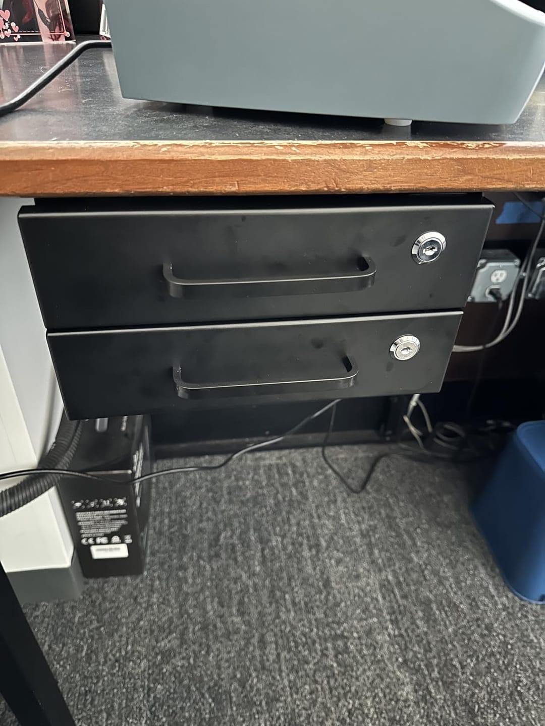 Customer photo review of Lockable Drawer