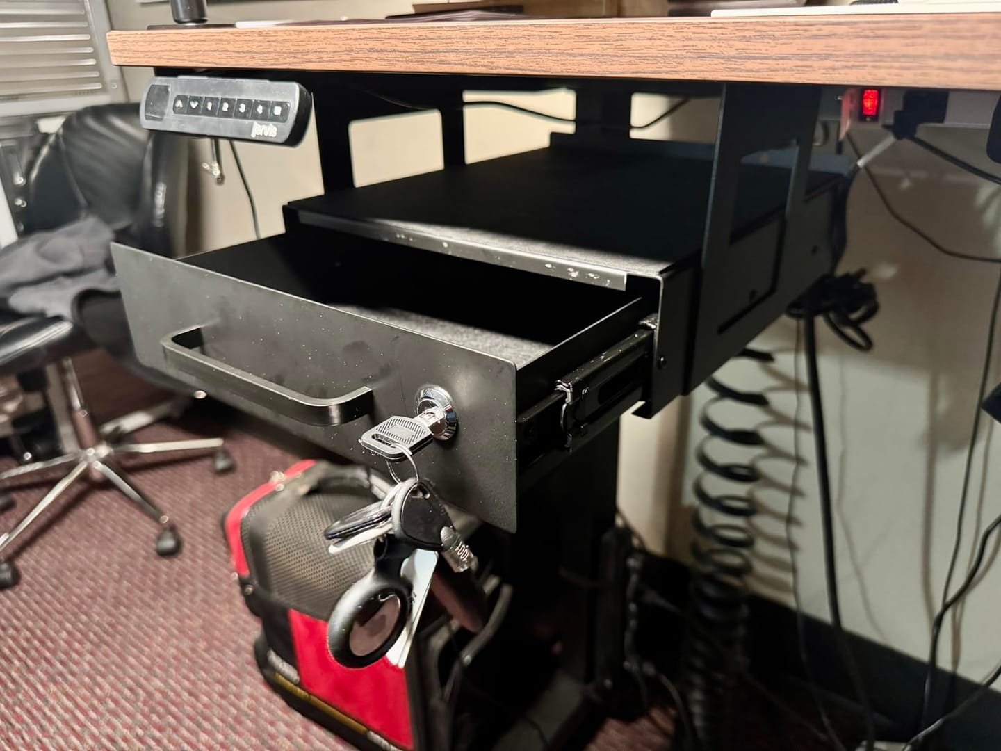 Customer photo review of Lockable Drawer