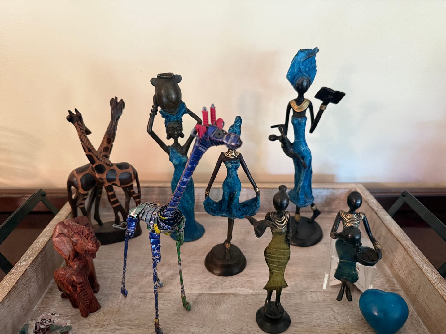 Customer photo review of Curtsey in Blue One-of-a-Kind Bronze Sculpture