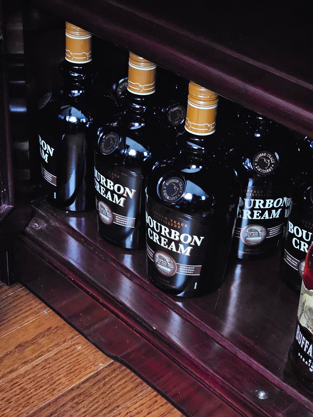 Customer photo review of Buffalo Trace Bourbon Cream Case Bundle (12 Bottles) (750ml)
