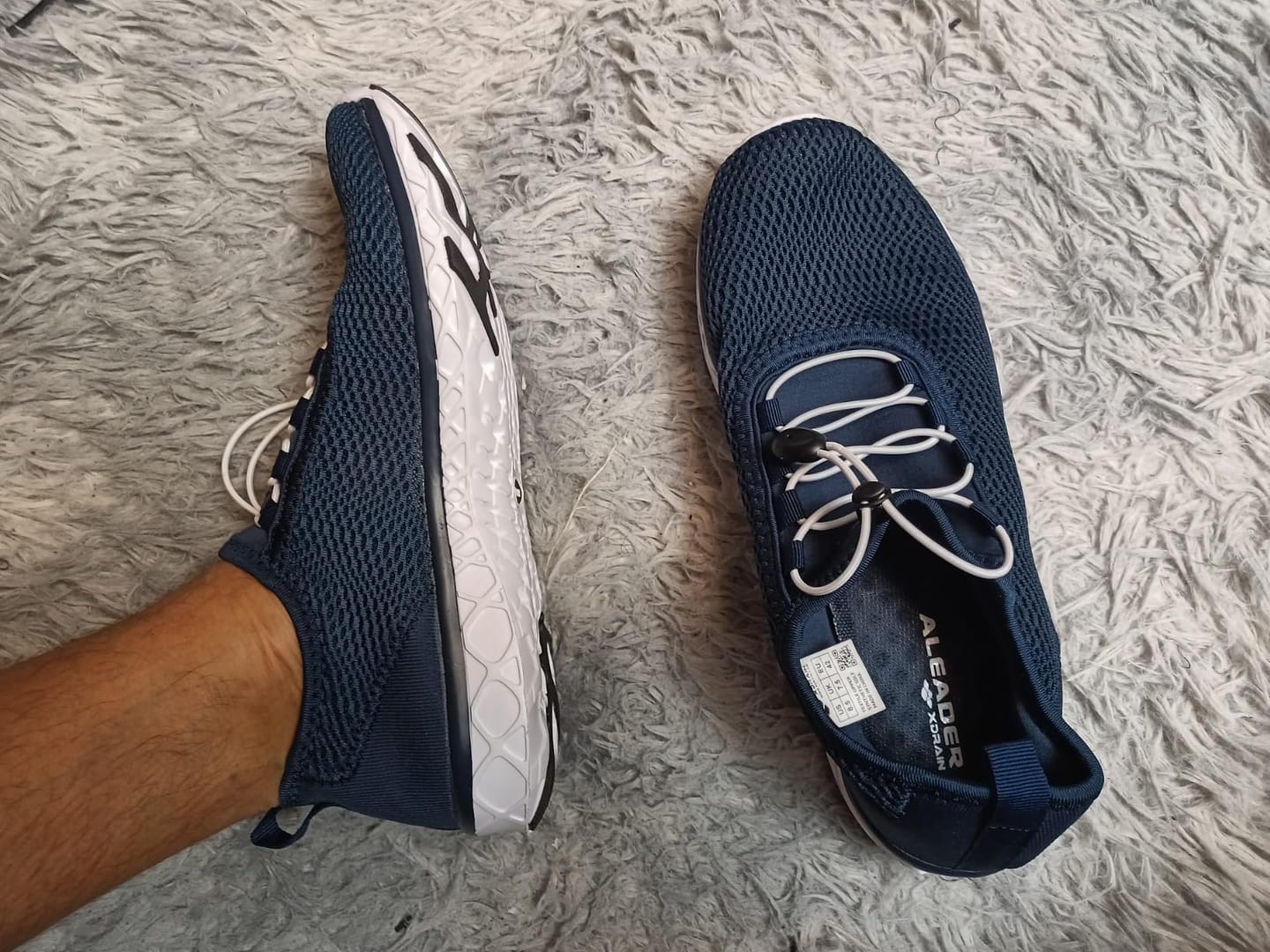 Customer photo review of Aleader Men's Xdrain Classic Knit 3.0 Water Shoes