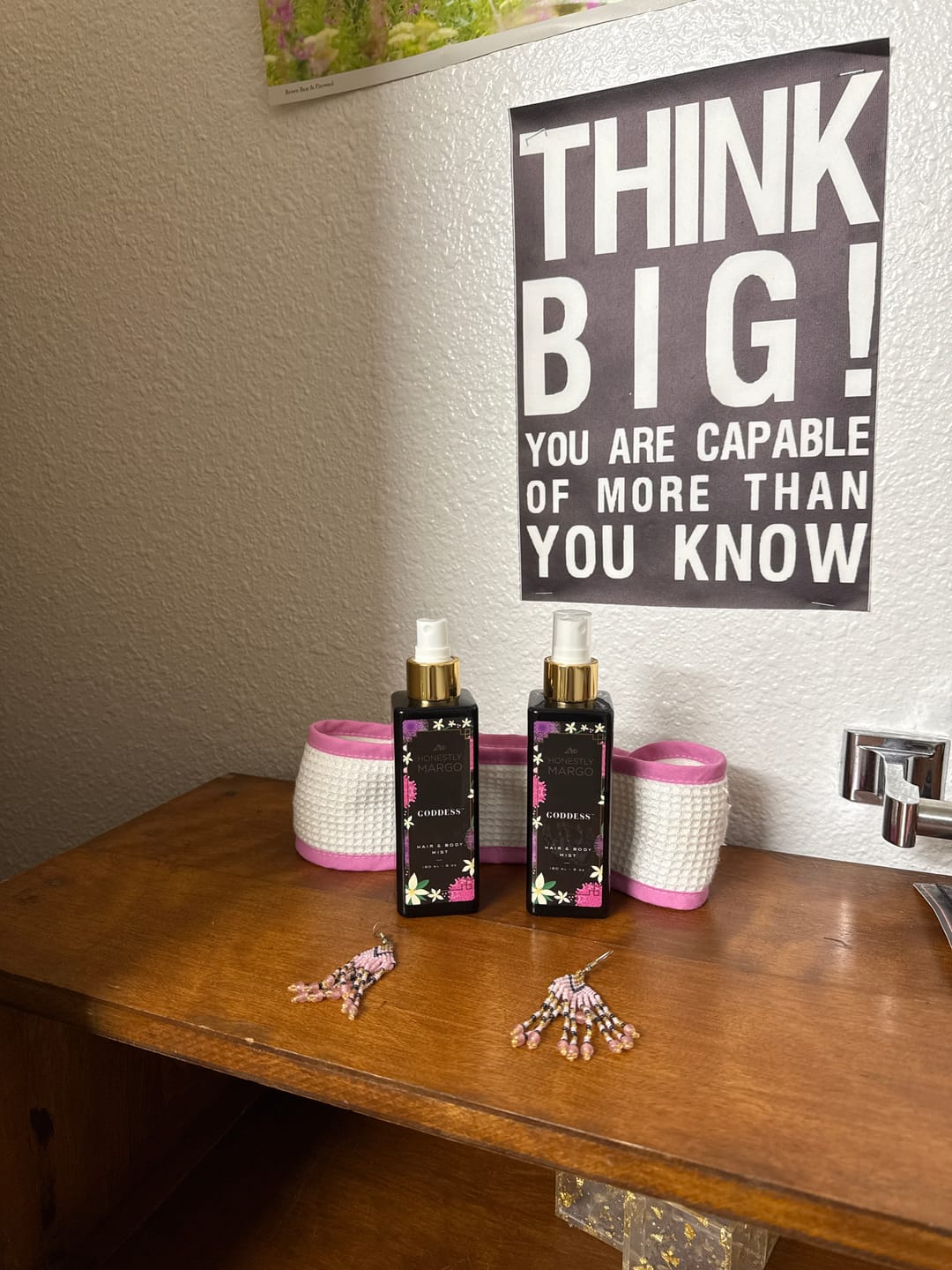 Customer photo review of Goddess Hair & Body Mist