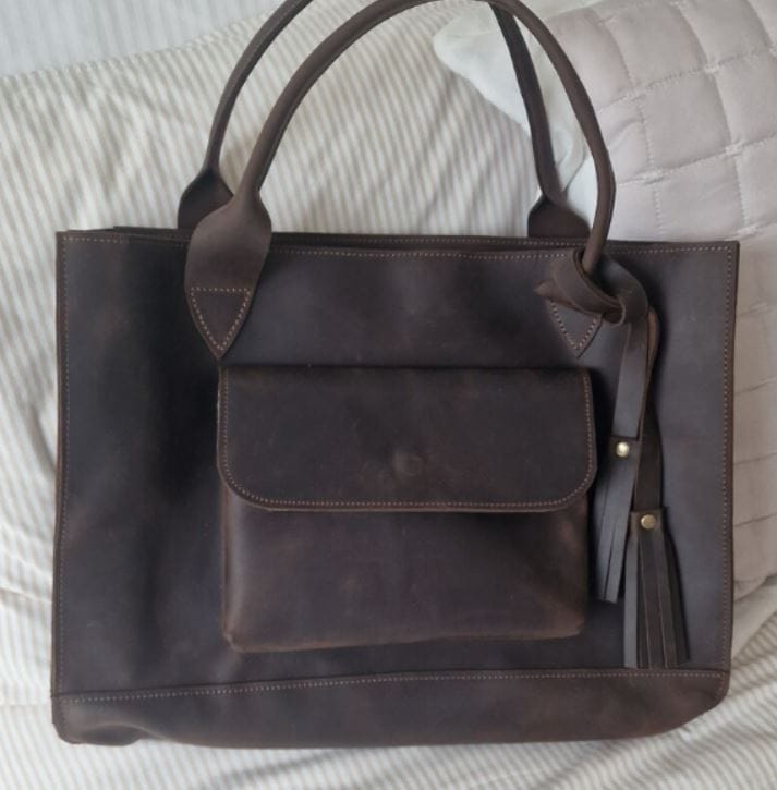 Customer photo review of Tote Bag With Trolley Sleeve
