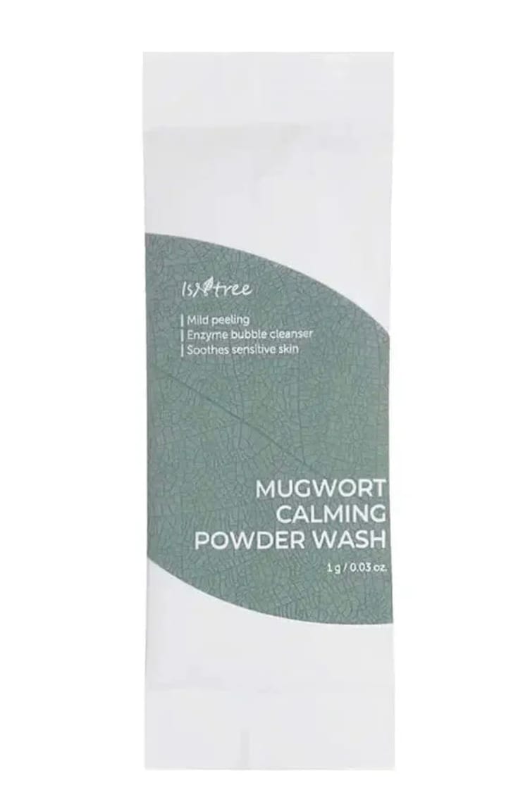Customer photo review of Ādu nomierinošs enzīmu pūderis ar vībotni IsNtree Mugwort Calming Powder Wash