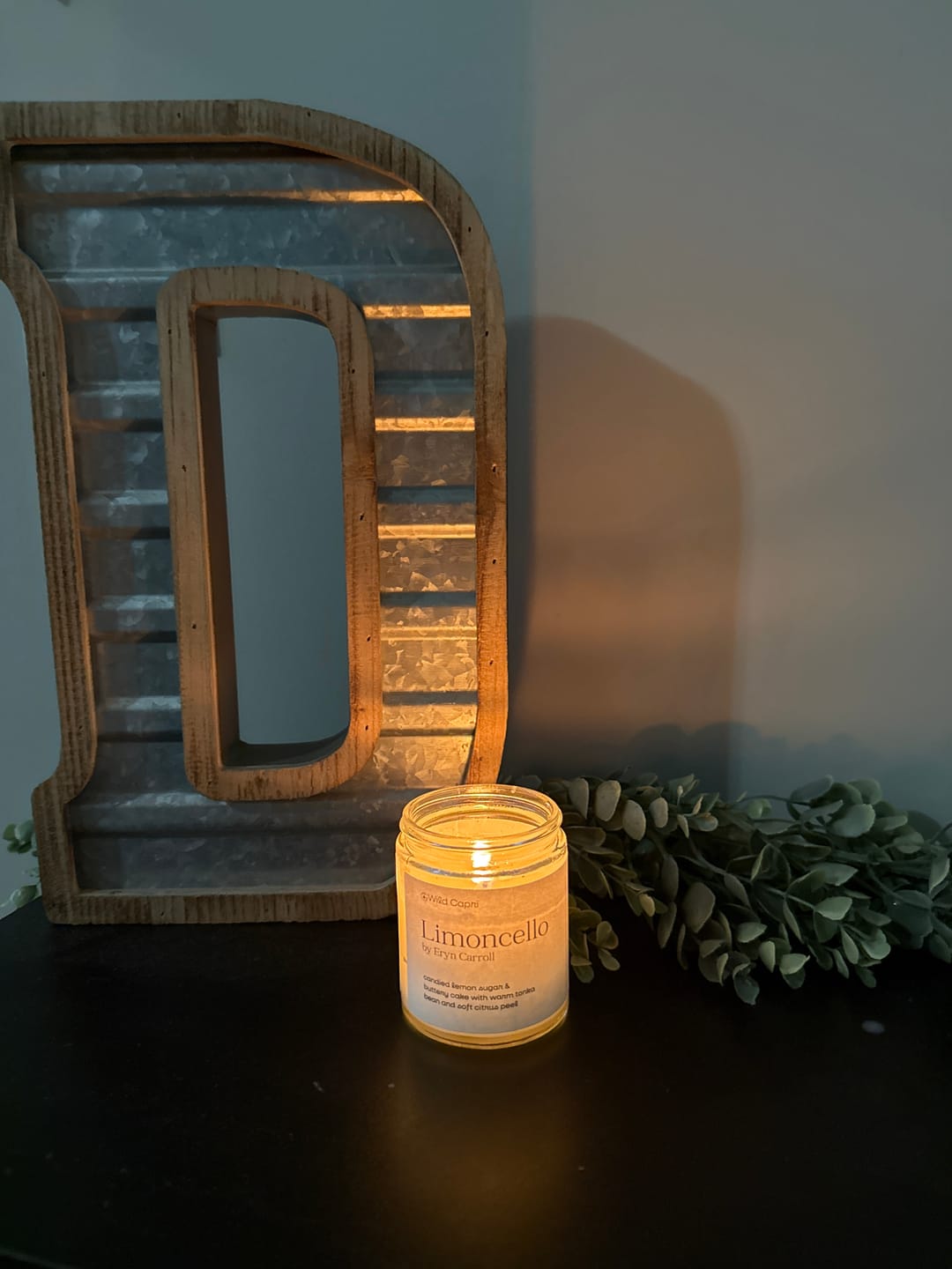 Customer photo review of Limoncello Candle by Eryn Carroll