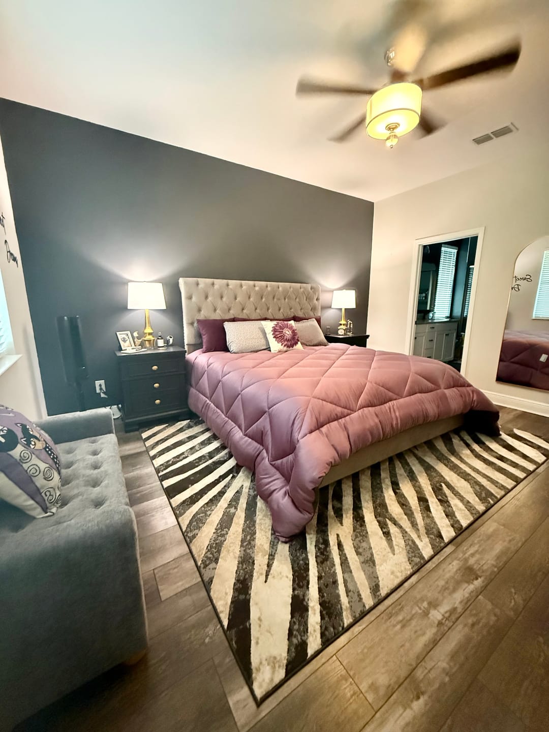 Customer photo review of DÍA Over-Sized Eucalyptus Comforter Set