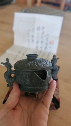 Customer photo review of Dong ge gui Yixing teapot  105ml