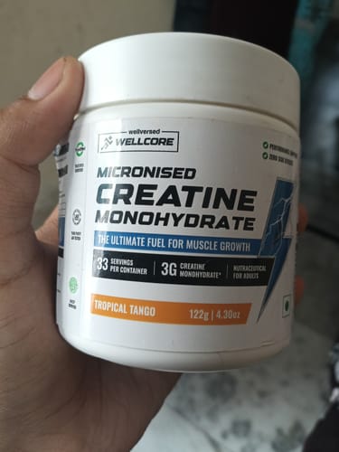 Customer photo review of Wellcore - Pure Micronised Creatine Monohydrate (122g, 33 Servings) Tropical Tango