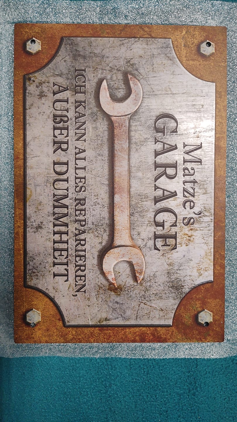 Customer photo review of Für Bastler - Heimwerker-Türschild