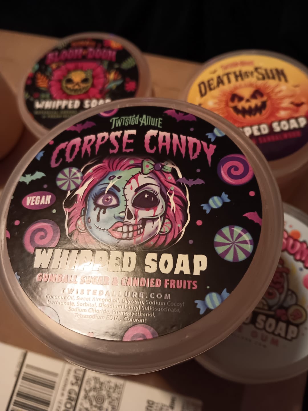 Customer photo review of Corpse Candy Whipped Soap