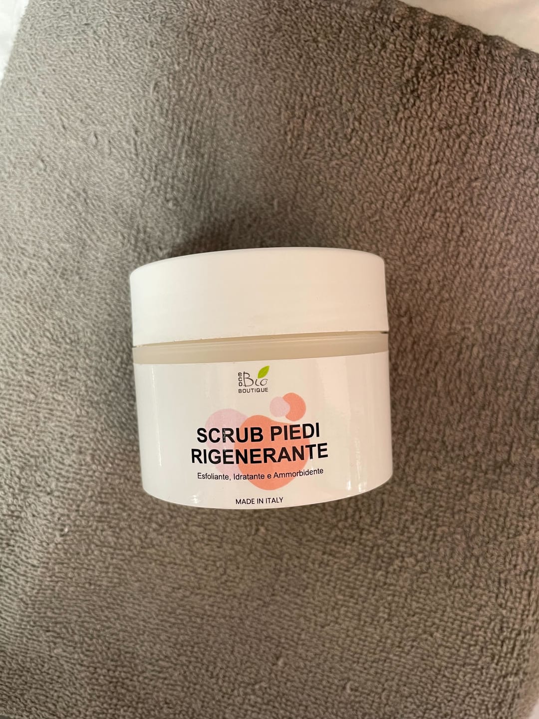 Customer photo review of Scrub Piedi Rigenerante