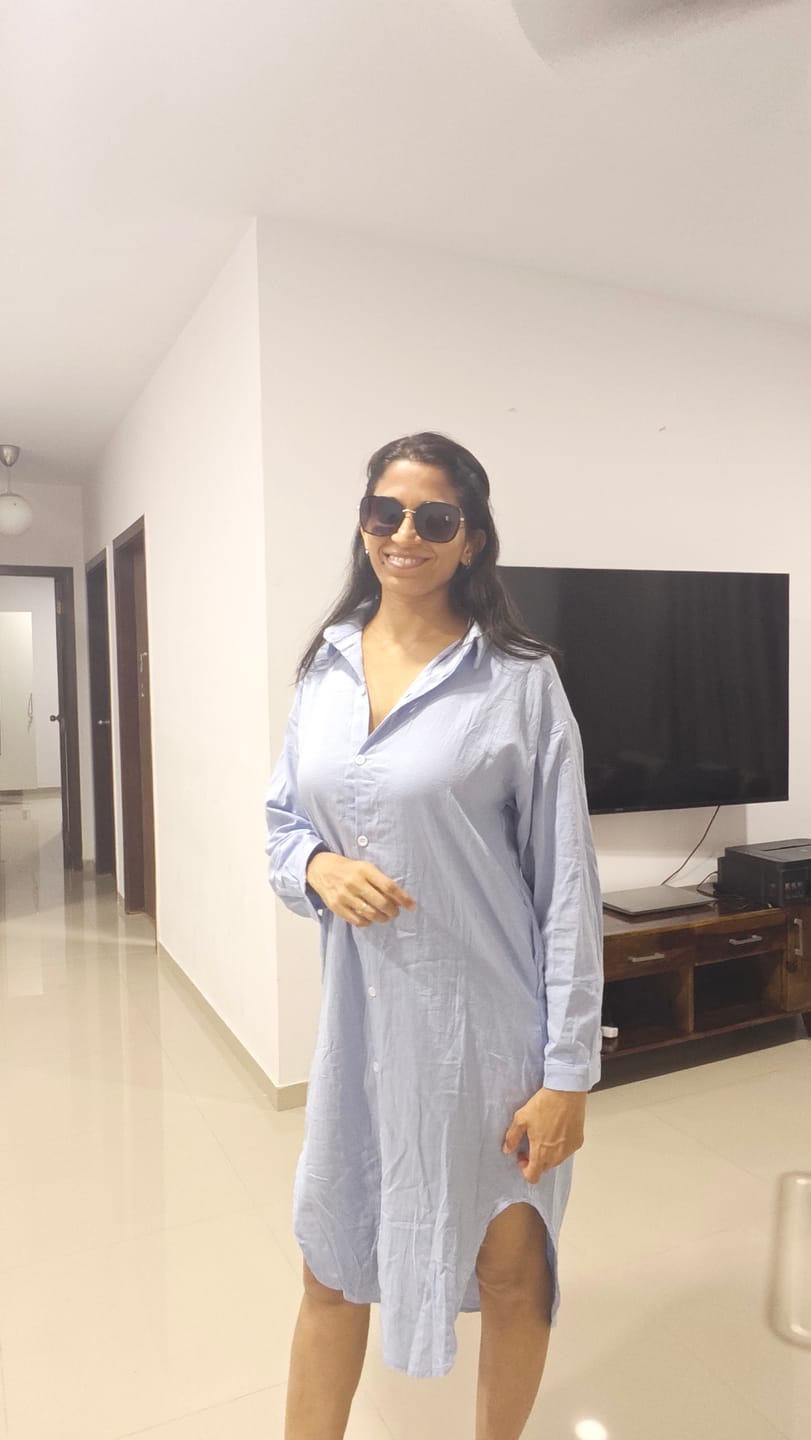 Customer photo review of Lumia Luxe Cotton Long Shirt/ Dress