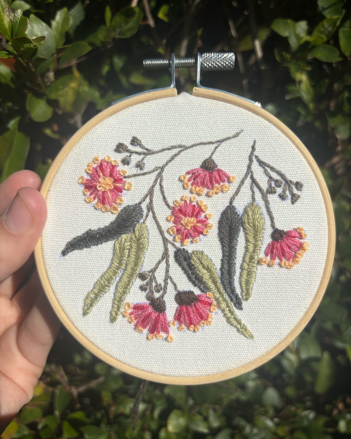 Customer photo review of Flowering Gum Embroidery Kit