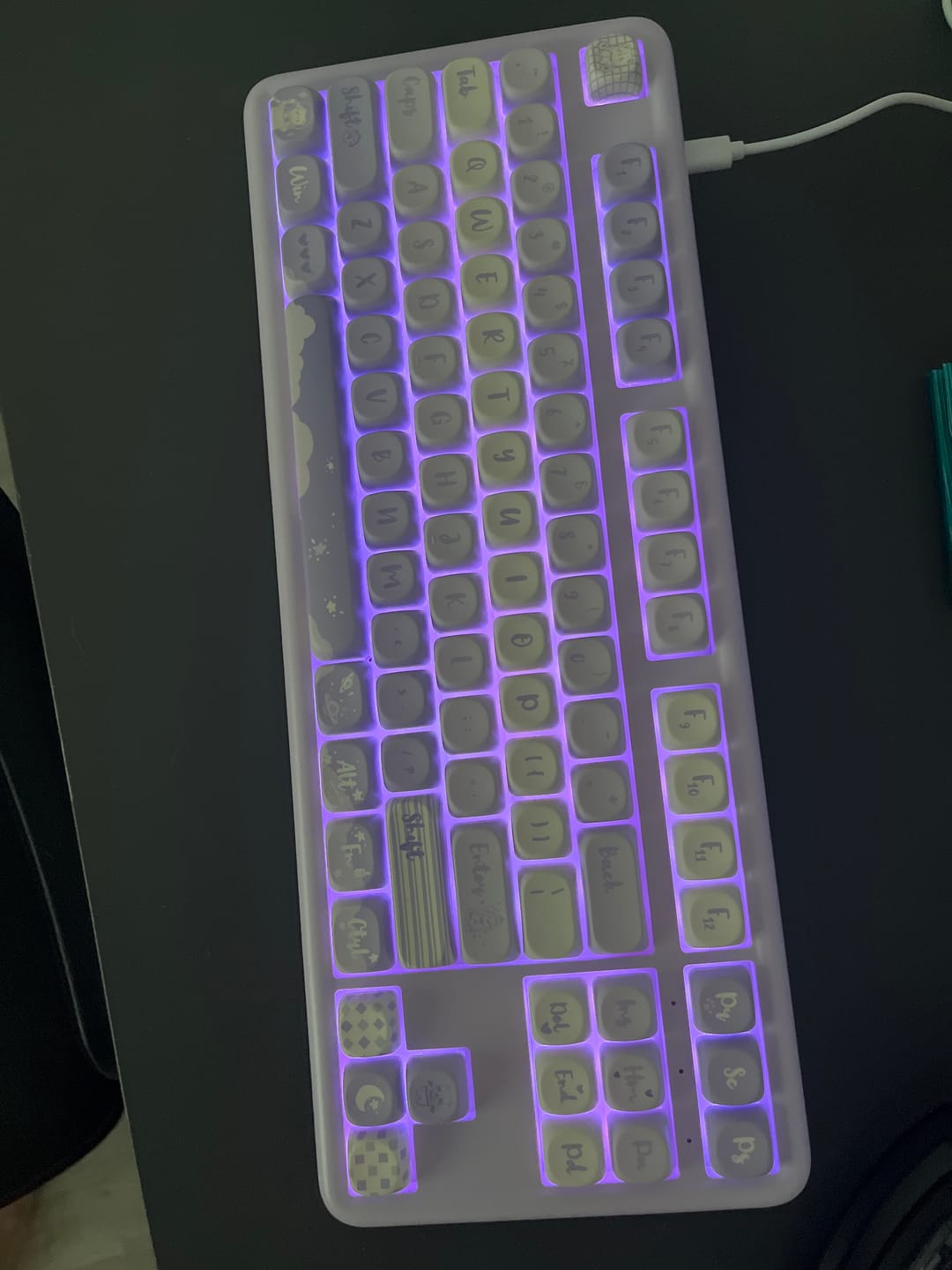 Customer photo review of YUNZII B87 Mekanik Klavye
