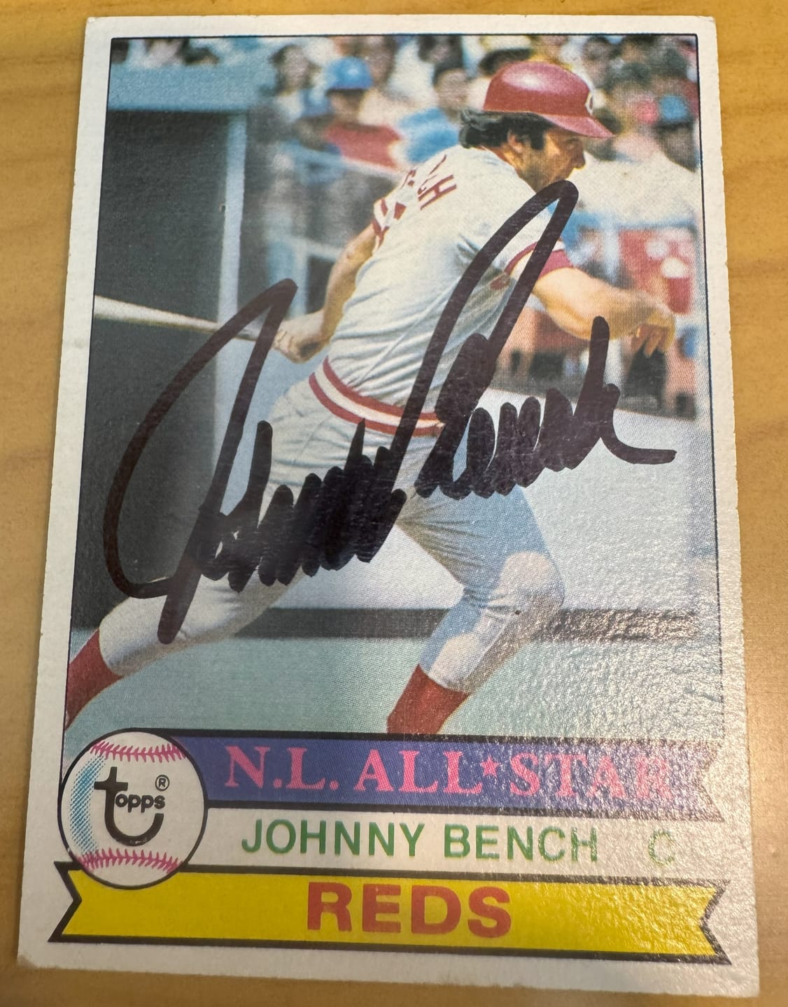 Customer photo review of JOHNNY BENCH AUTOGRAPH SIGNING