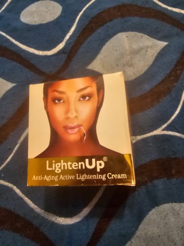 Customer photo review of LightenUp Anti-Aging Lightening Cream - 100ml