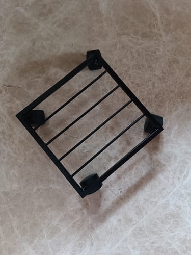 Customer photo review of United Crafts Rozy Wheel Pot Stands for Planters