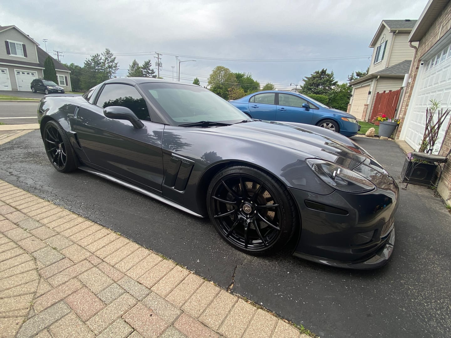 Customer photo review of Corvette C6 Grand Sport / Z06 Front Splitter Lip & Side Skirts Rocker Panels