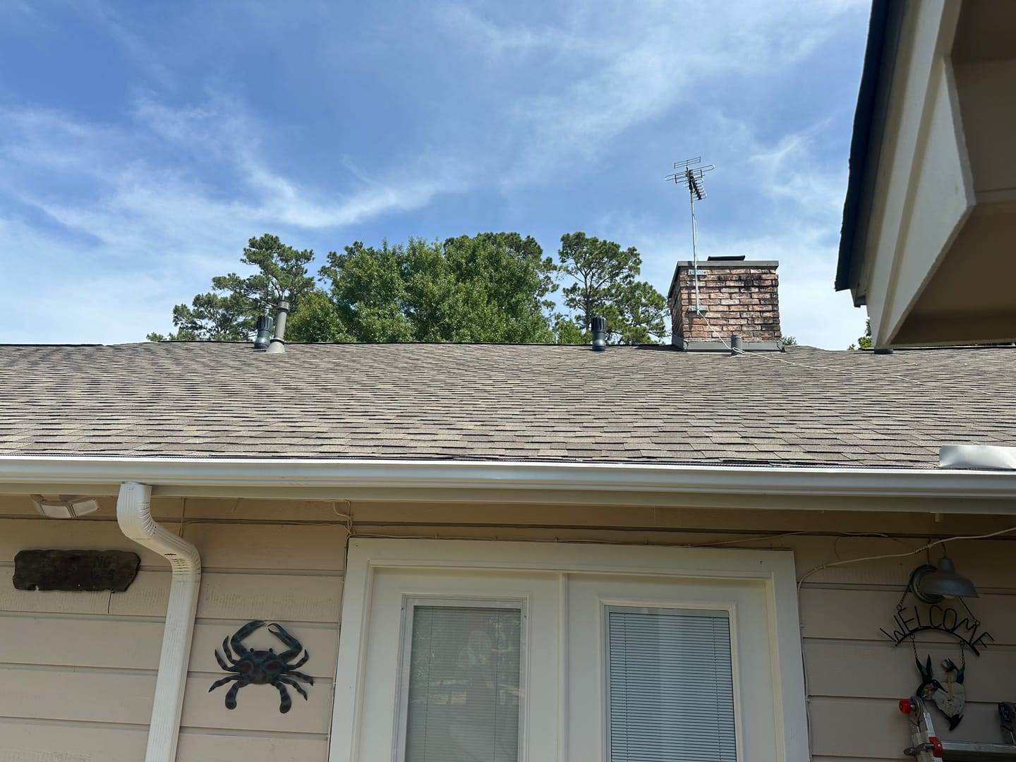 Customer photo review of Kitchen, Bathroom and Dryer Roof Exhaust Vent - Ivent ECO – Shingle Installation