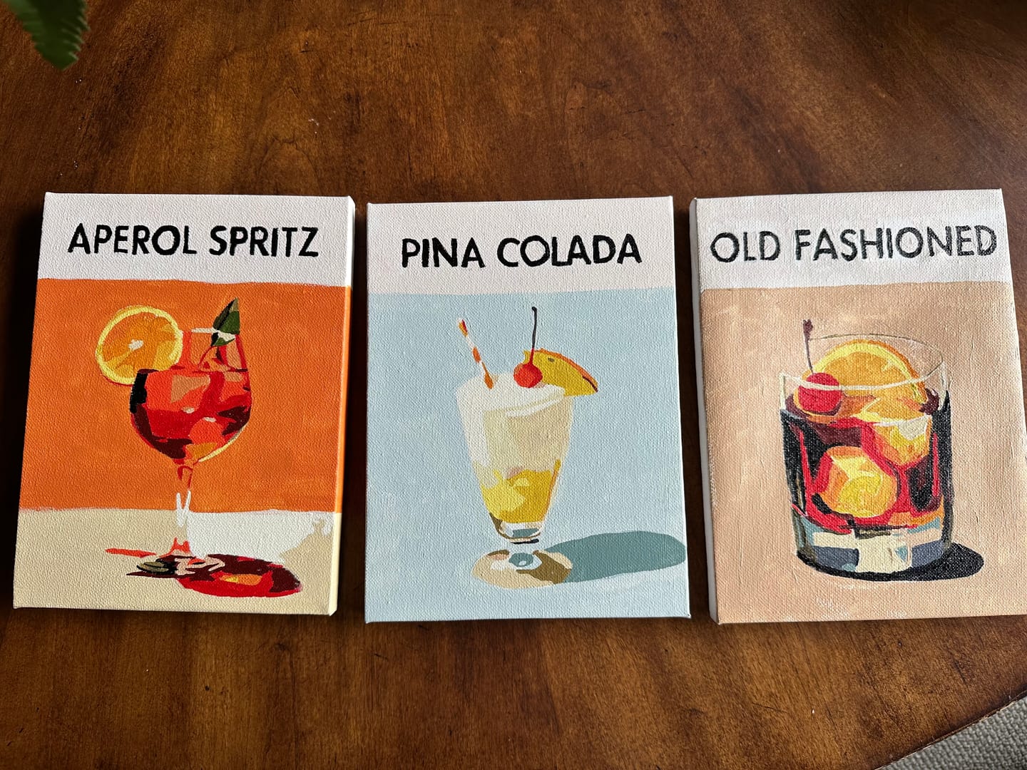 Customer photo review of 6 Mini Paintings - Cocktail Deluxe Set