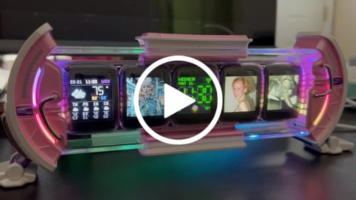 Customer video review of Divoom Times Gate WiFi Pixel Art Display With Clock And Ambient Light Gaming Desktop Setup Boy & Girl Gift