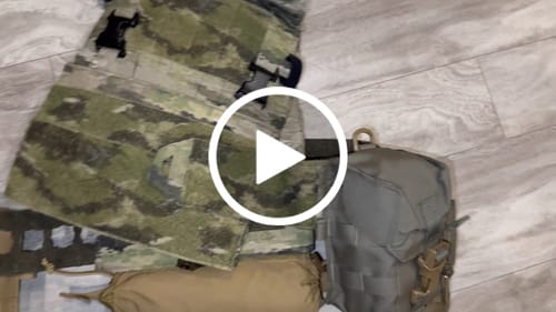 Customer video review of APTUM™ SAPI/SHOOTER FRONT PLATE BAG