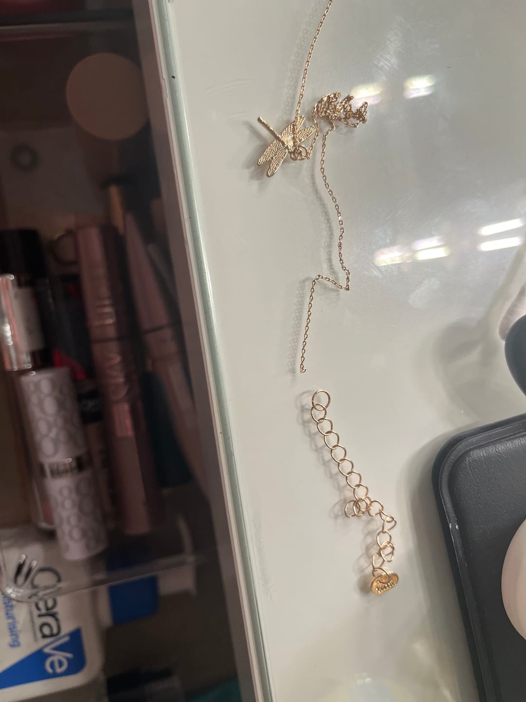 Customer photo review of Dragonfly Necklace