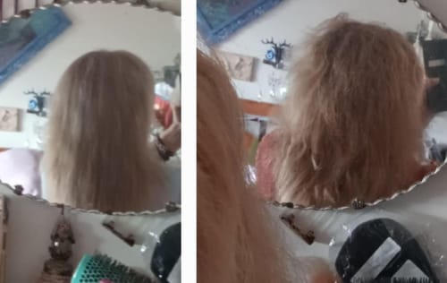 Customer photo review of Ethan Thomas Black shampoo & mask duo