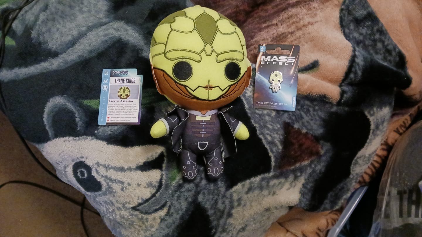Customer photo review of Mass Effect - Thane Krios Collector's Plush