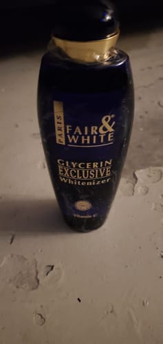 Customer photo review of Fair and White Exclusive Glycerin with Pure Vitamin C 250ml