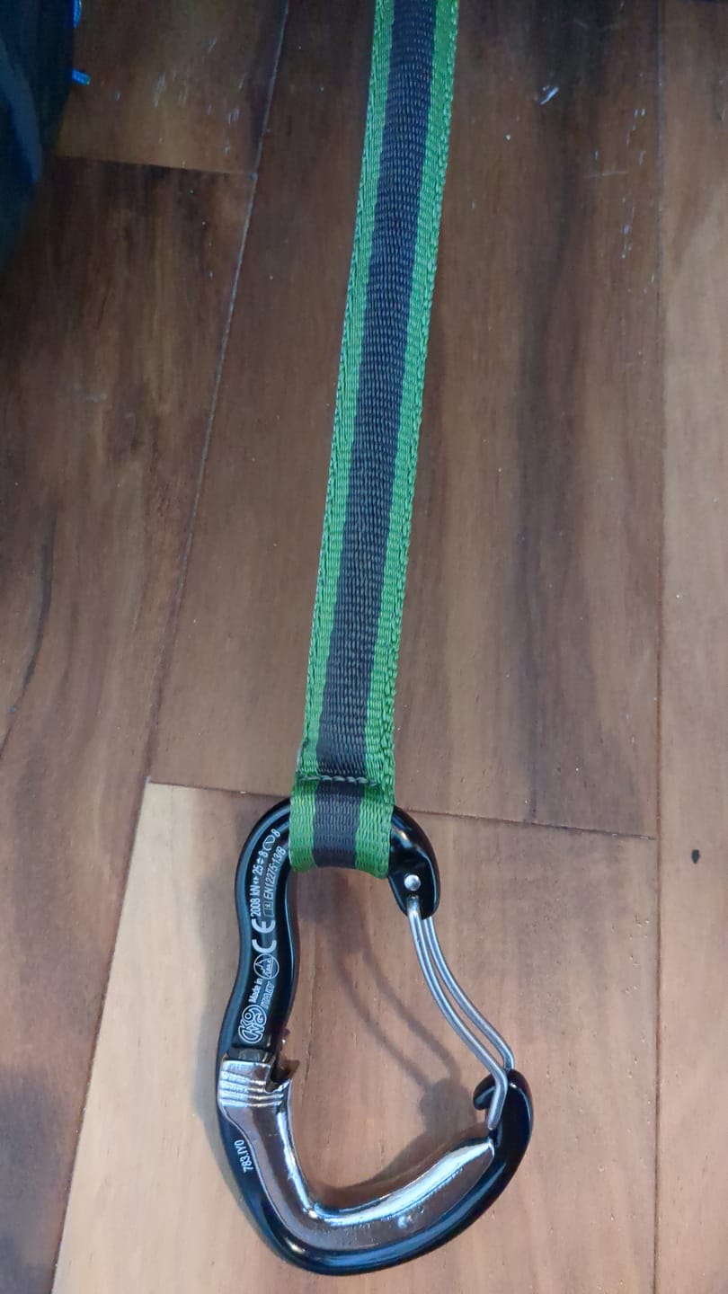 Customer photo review of Panic Device for Climbing