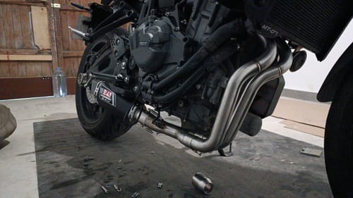 Customer photo review of Línea Completa Artesanal Yamaha MT-07 (2014-2025)