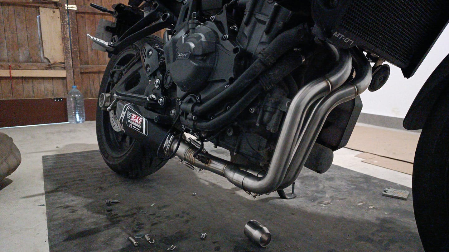 Customer photo review of Línea Completa Artesanal Yamaha MT-07 (2014-2025)
