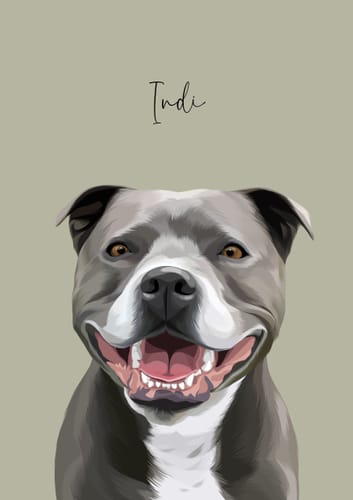 Customer photo review of Detailed Pet Portrait